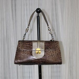 Brahmin Lockable Miriam Cooper Bag w/Key & Charm